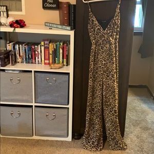 Cheetah print romper